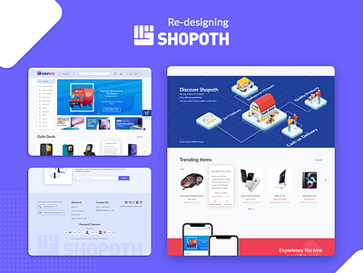 Redesigning Shopoth adobe xd design ecommerce shopping ui ux web ui