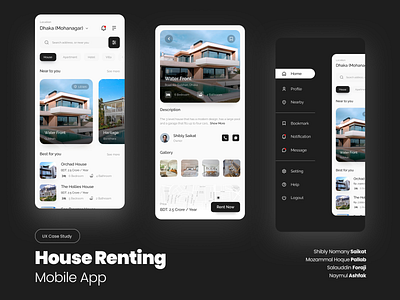 'HOMEY' a house renting app.