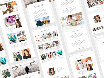 Rachel's Edit Website Showcase by Matt Olpinski on Dribbble