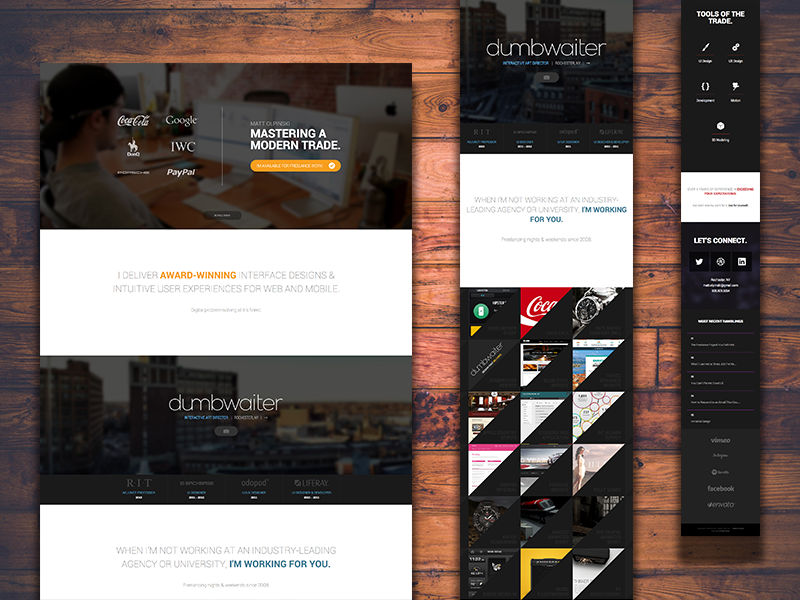 Responsive showcase
