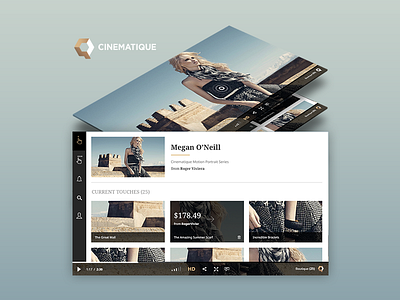 Video Player UI app design interaction interface photoshop player ui ux video web