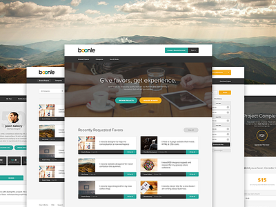 Boonle Website Launch design freelance interface platform ui ux website