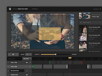 Video Editor UI