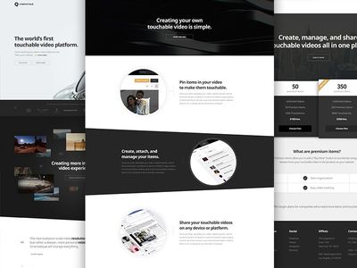 Video Platform Website design graphic design interface marketing platform ui ux video website