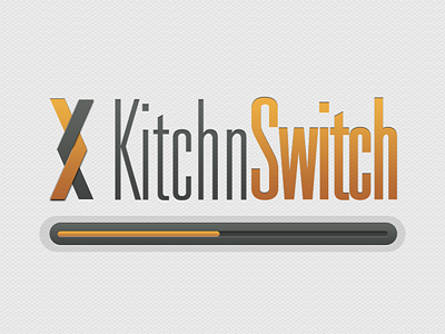 KitchnSwitch Loader arrows charcoal gray green kitchen loader orange progress switch