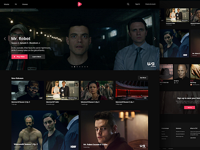 Cinematique Home Page (Dark Version) branding design home page landing marketing platform ui ux video web