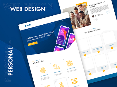 IT Company | Homepage design app design application design design ui ui ux ui ux designer ux vector web website