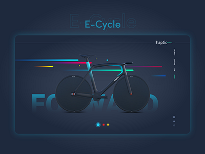 E-Cycle Web design illustration landing page landing page design typography ui ui ux ui ux designer ux vector webdesign website