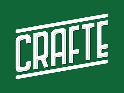 Crafte app craft craft beer crafte crafte beer crafteapp crafty green logo logotype