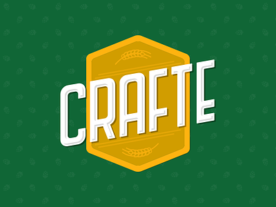 Crafte update app craft craft beer crafte crafte beer crafteapp crafty green logo logotype