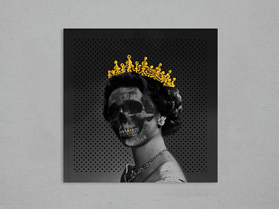 Dead money album artwork british cover art queen royalty skull
