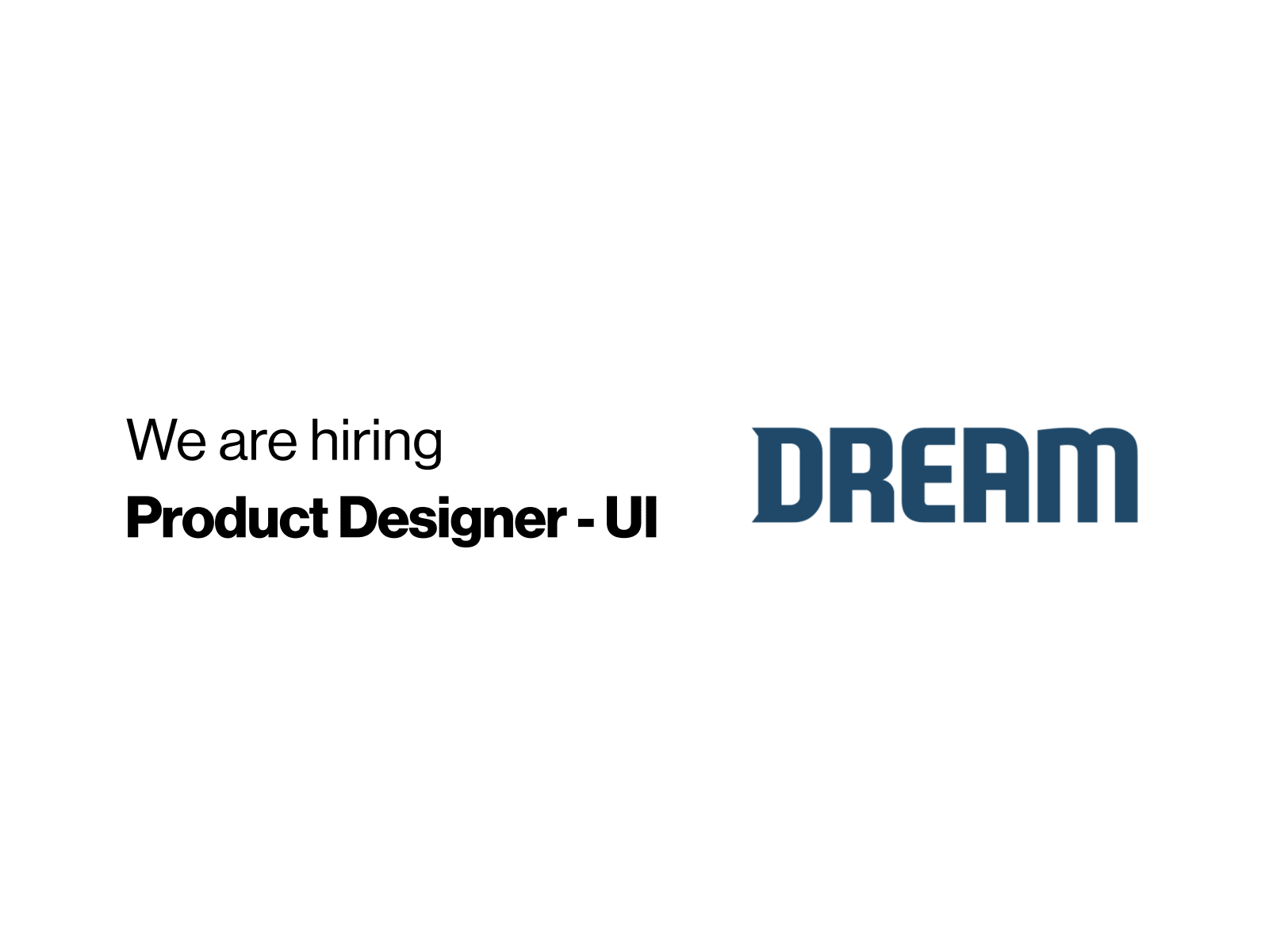 DreamX - Dream11's startup studio is hiring. animation branding design designer dream11 dreamx hiring illustration india mumbai product typography ui ux