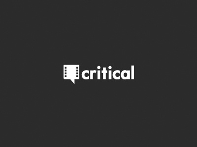 Critical brand critique film logo