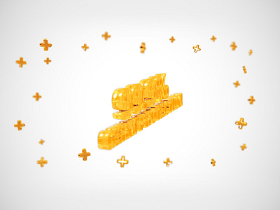 3d Text Test 3d gold text typography