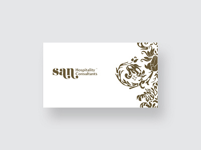 SAN Hospitality Consultants branding consultant dubai floral hotel logo logomark