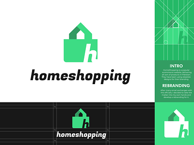 Home Shopping | Rebranding android branding buy design ecommerce green home illustration landing page lettering logo logotype rebranding sell shop typography ui ux vector web
