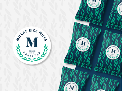 Millat Rice Mill | Rebranding & Packaging brand brand identity branding daska factory harvest illustration lahore mill millat minimal package design packaging packing pakistan pattern rebranding rice vector