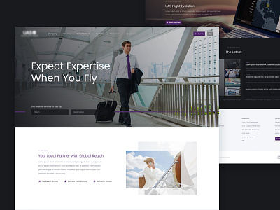 Aviation Services Web Design