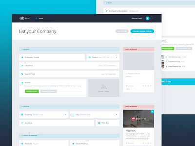 List Your Company Page