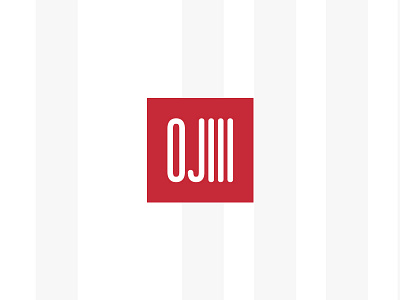 Ojiii Logo branding channel design identity logo typography video wordmark