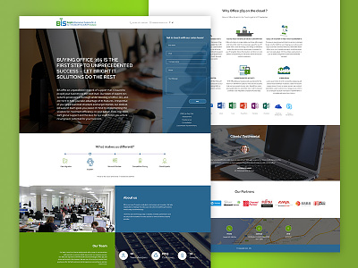 Landing Page homepage innerpages it landingpage layout pepperweb webdesign website
