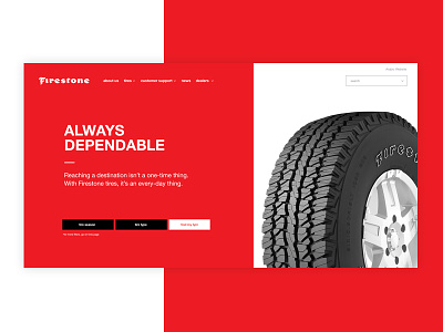 Slider Design automobil cars firestone homepage innerpages layout pepperweb tyre webdesign website