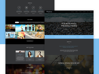 Website Design homepage innerpages layout pepperweb webdesign website