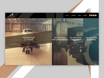 Aviation Services Web Design