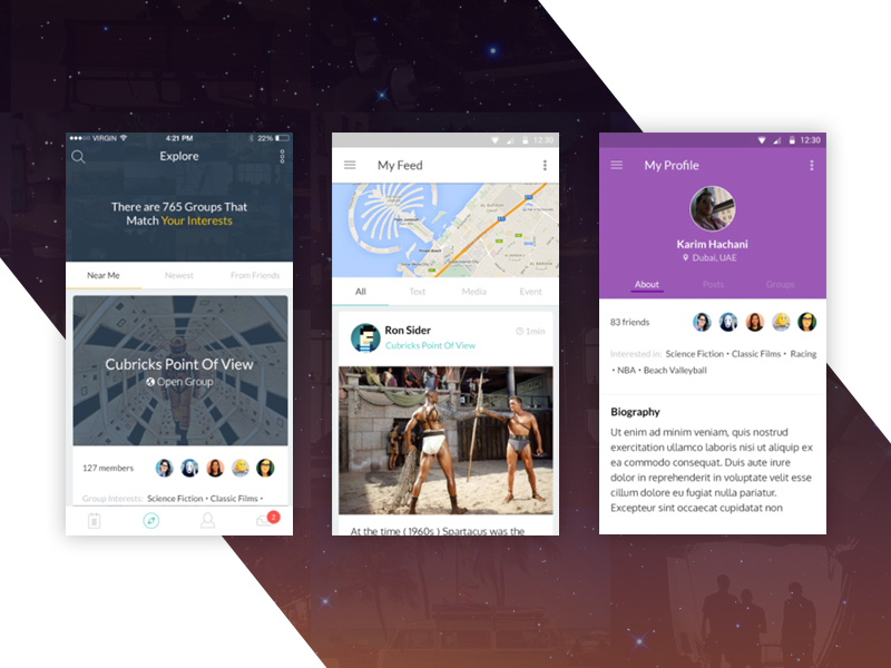 Mobile App by Pepperweb on Dribbble
