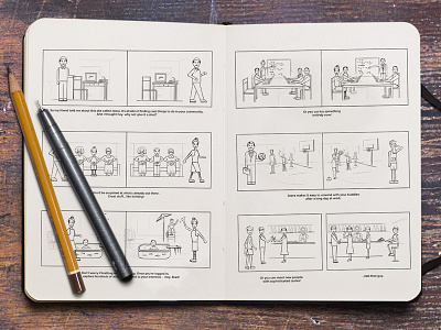 Storyboard drawing illustration narrative sketch storyboard vectors