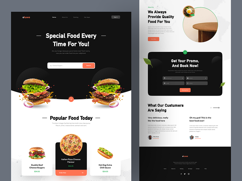 Landing Page UI designs, themes, templates and downloadable graphic ...