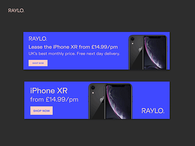 Raylo | Digital banner design