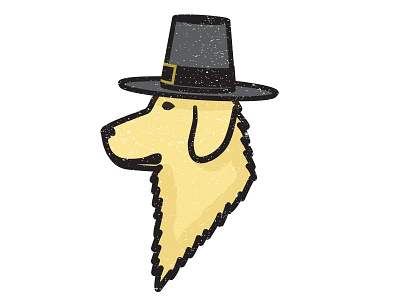 Emmitt Hat dog pilgram hat