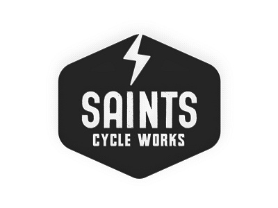 Saints Cycle Works Logo 2 chattanooga logo saints cycle works