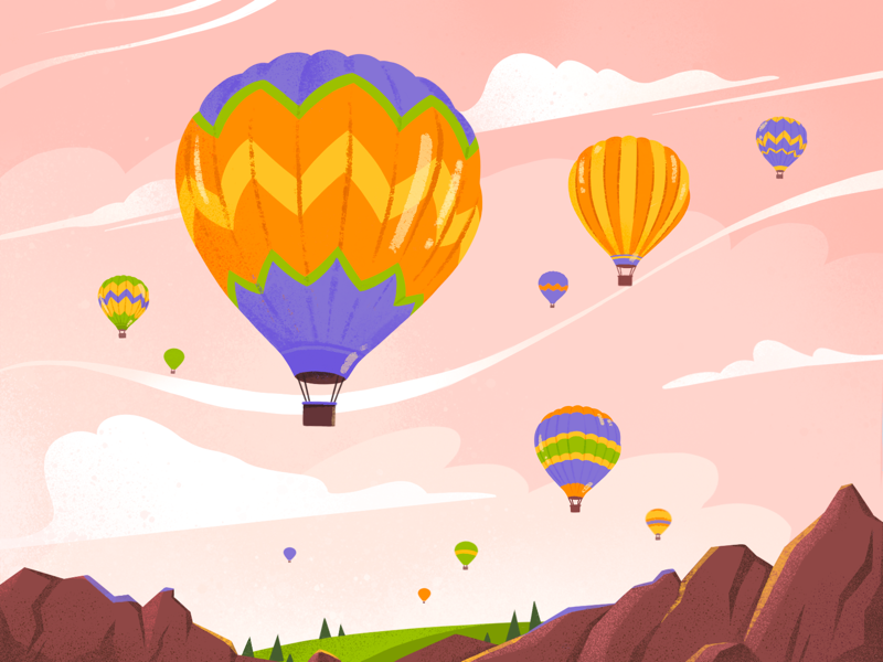 Cappadocia air balloon festival by Valeriia Pakharenko on Dribbble