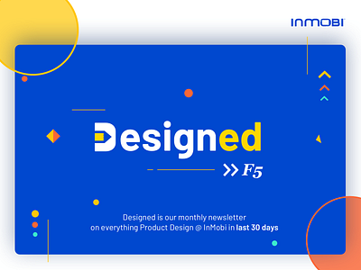 Designed card design logo newsletter typography ui ux vector