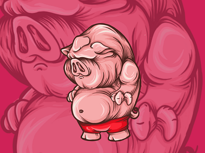 Pig Illustration