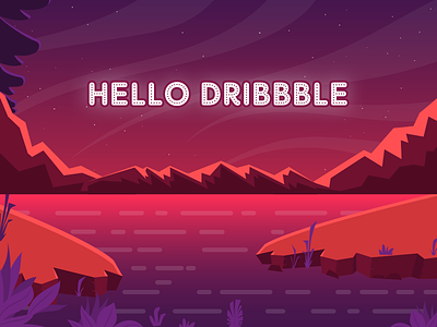 Hello Dribbble! dribbble dribbble account hello dribbble
