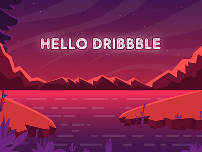 Hello Dribbble! dribbble dribbble account hello dribbble