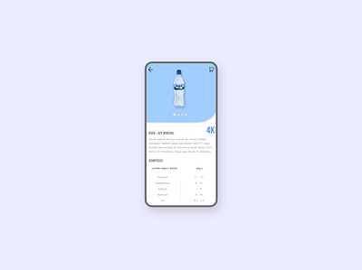 Aqua App - Mineral Water app branding design flat illustration minimal ui ux web website