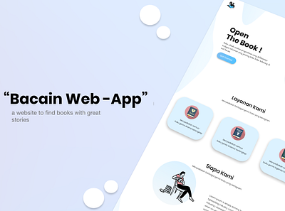 BACAIN WEB - APP app design flat graphic design illustration typography ui ux web website