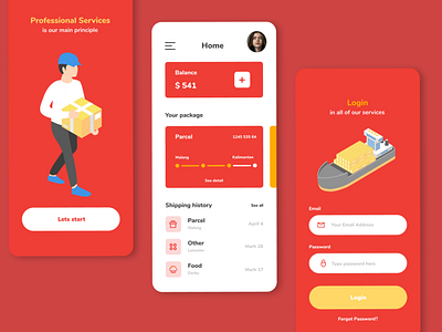 Shipping App Concept