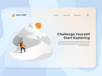 Trail Hiker Landing Page