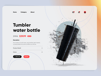 Online Shop Landing Page (Light)