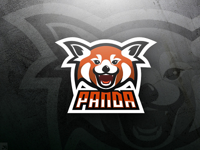 Esport Logo - Red Panda design esport esports logo flat gamer gaming illustration logo minimal red panda type ui vector