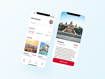 UX/UI mobile design for iphone os travel tours application app design ios iphone iphone app ui