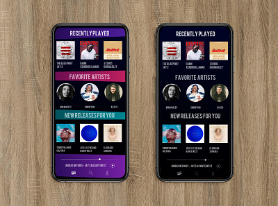 Music app branding design music music player ui ux