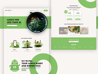 Redesign MealPal branding design ui ux web