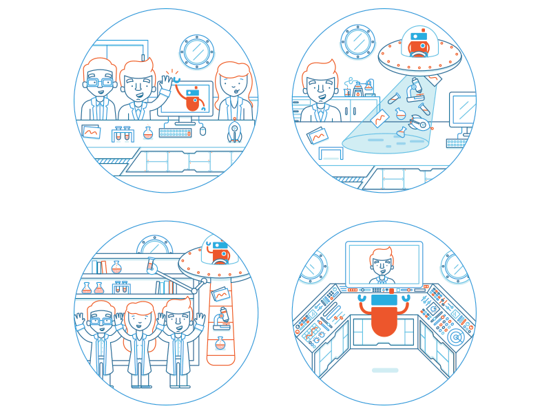 Quartzy illustrations