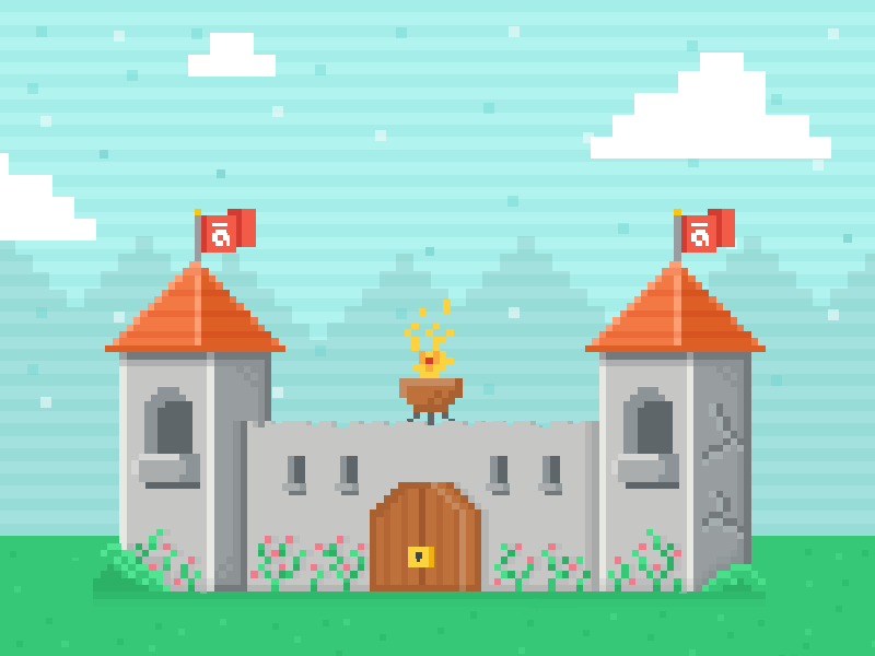 Castle Pixel Art